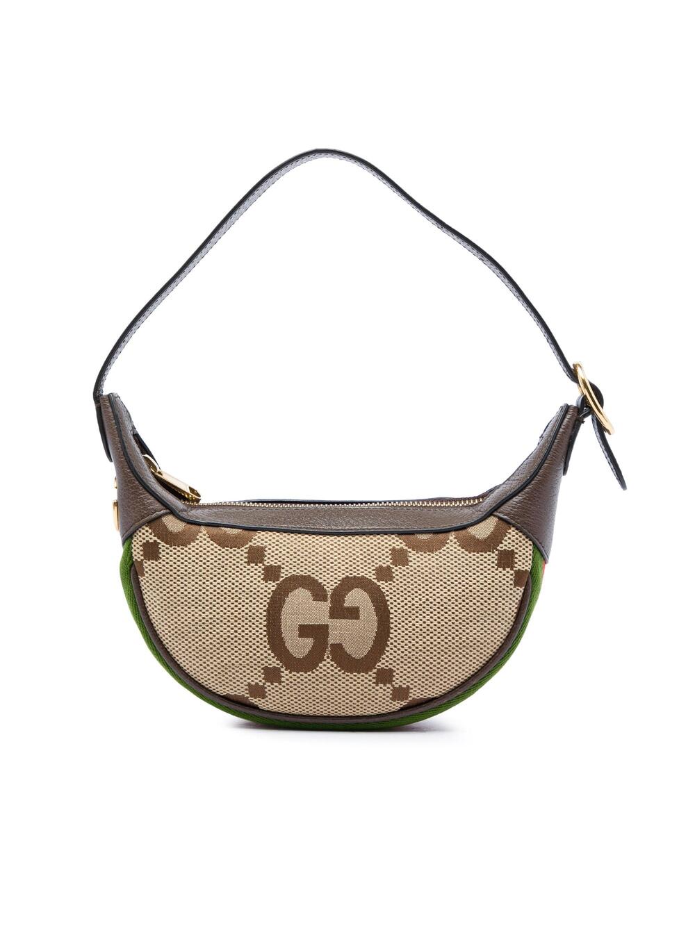 Gucci Ophidia Half Moon Bag Jumbo Gg #376129G10B